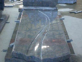 Poland Granite Tombstone 022