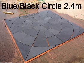 Blue Slate Paving Circle