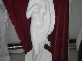 Venus Carving in White Marble