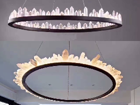 White Crystal Point Lights Decoration