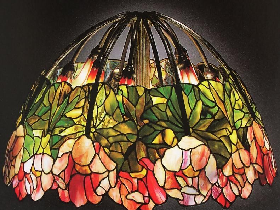 STAINED GLASS MOSAIC LAMP 0010