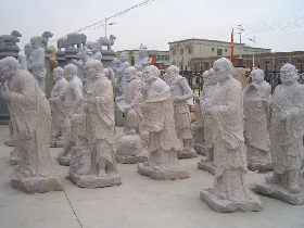 Stone Sculpture Eighteen Guardians of the Faith