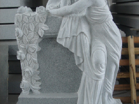 Angel Statue Gravestone
