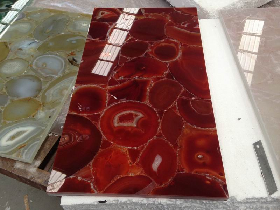 Red Agate Stone Tile