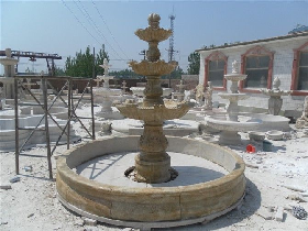 China Stone Wall Fountain with Antique Design