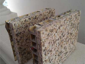 Yellow Granite Honeycomb Composite Tile