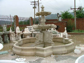 Large Stone Outdoor Fountains