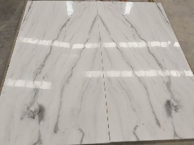 Gray River Marble Book Matched