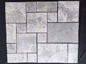 Light Grey Limestone French Pattern