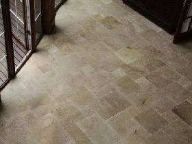 Yellow Limestone Flooring Patterns 002