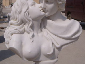 Marble Bust The Kiss
