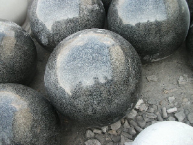 Polished Black Granite Balls