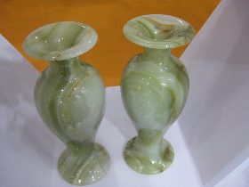 Green Onyx Flower Pot