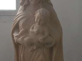 Sandstone Sculpture Holy Mary 002