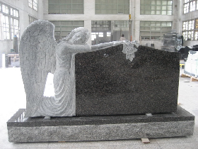 Angel Granite Memorial Stone 006