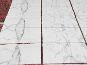 Calacatta White Marble Bookmatching Tiles