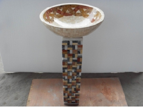 Mosaic Pedestal Sink