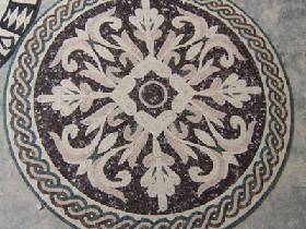 Hand Cut Art Mosaic in Marble