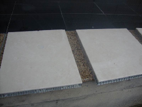 Crema Marfil Marble Laminated Tiles
