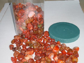 Red Carnelian Pebbles