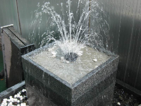 Solar Water Features in Natural Stone