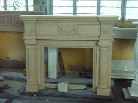 Custom Marble Fireplace Mantels