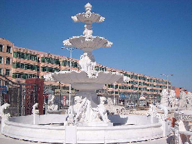 China Stone Marble Carving Water Fountain