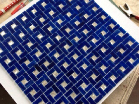 STAINED GLASS MOSAIC TILE 0007