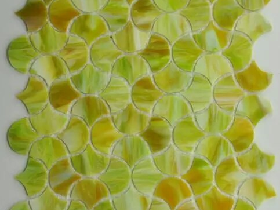 STAINED GLASS MOSAIC TILE 0028