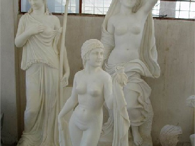 Human Sculpture in Marble