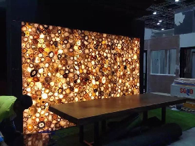 Orange Agate for TV Background Wall Decoration