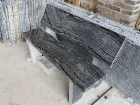 Kenya Black Marble Bench