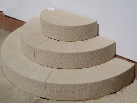 Tan Granite Step Blocks