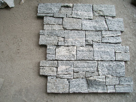 Grey White Quartzite Natural Split Ledge Stone Veneer