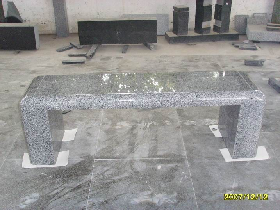 Polished Grey Granite Bench