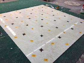 Onyx Waterjet Mosaic Floor Tile