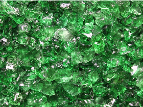 Green Glass Rocks