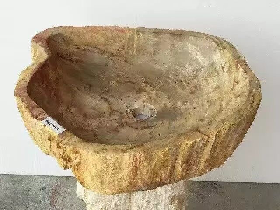 Fossil Wood Hand Washing Sink