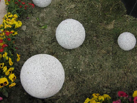 Flamed Rough Granite Balls for Garden Decoration