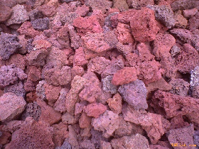 Red Lava Rock Granules