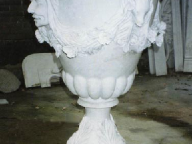 Marble Pedestal Flower Pot