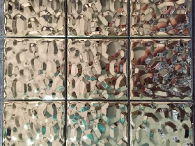 Metal Glass Mosaic Tiling 030