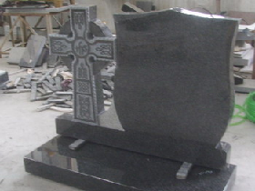 Celtic Cross Granite Headstone 008