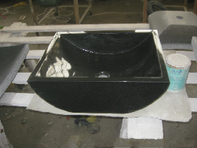 Shanxi Black Granite Vessel Sink