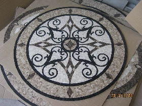 Marble Mosaic Tiles Roman Pattern Toscana