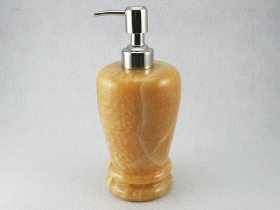 Yellow Onyx Soap Liquid Dispenser