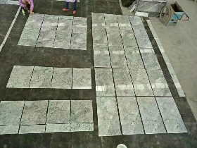 Classical Grey Marble Wall Cladding Layout