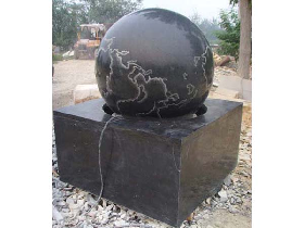 Rotating Granite Ball Globe Fountain