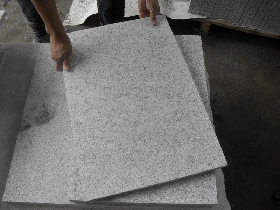 Light Gray Granite Paving Tile