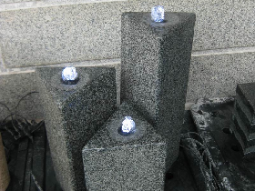 LED Stone Water Features